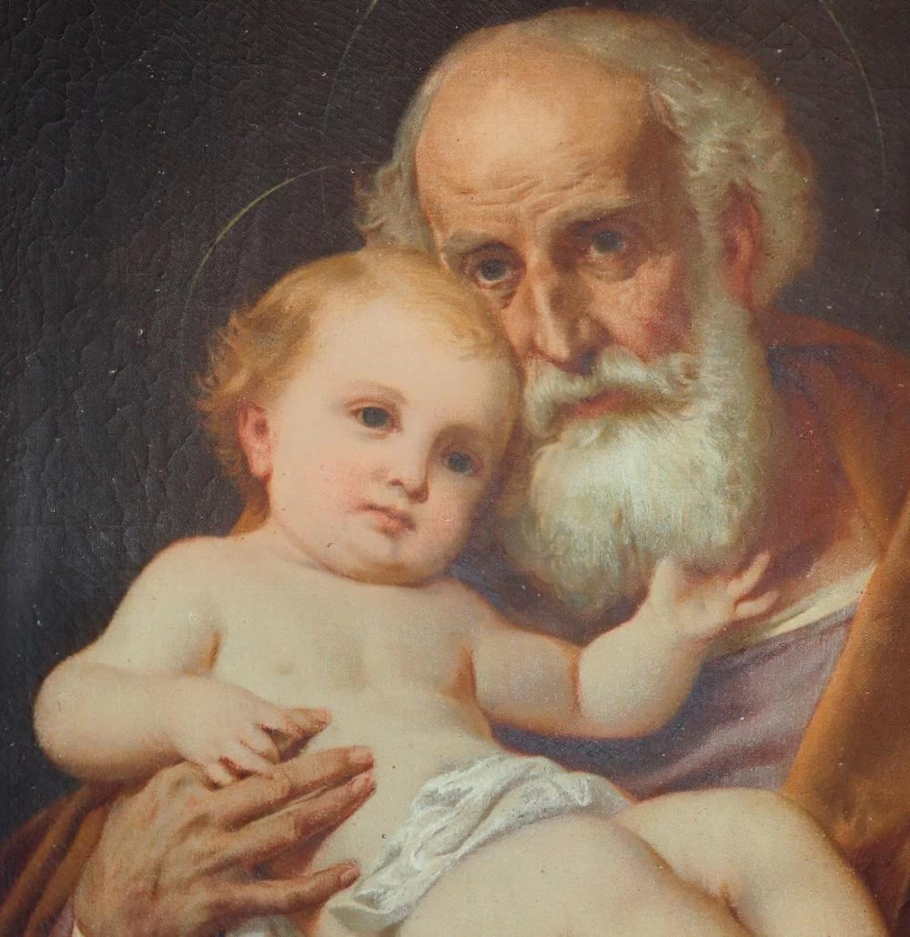 San Giuseppe col Bambino - dettaglio